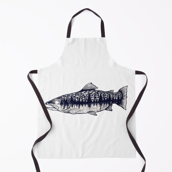 Item preview, Trout - Night Scene designed and sold by backwoodpress.