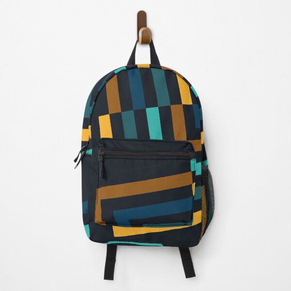 Item preview, Angled Lines - Blues, Yellow and Brown Edition designed and sold by XavierWendling.