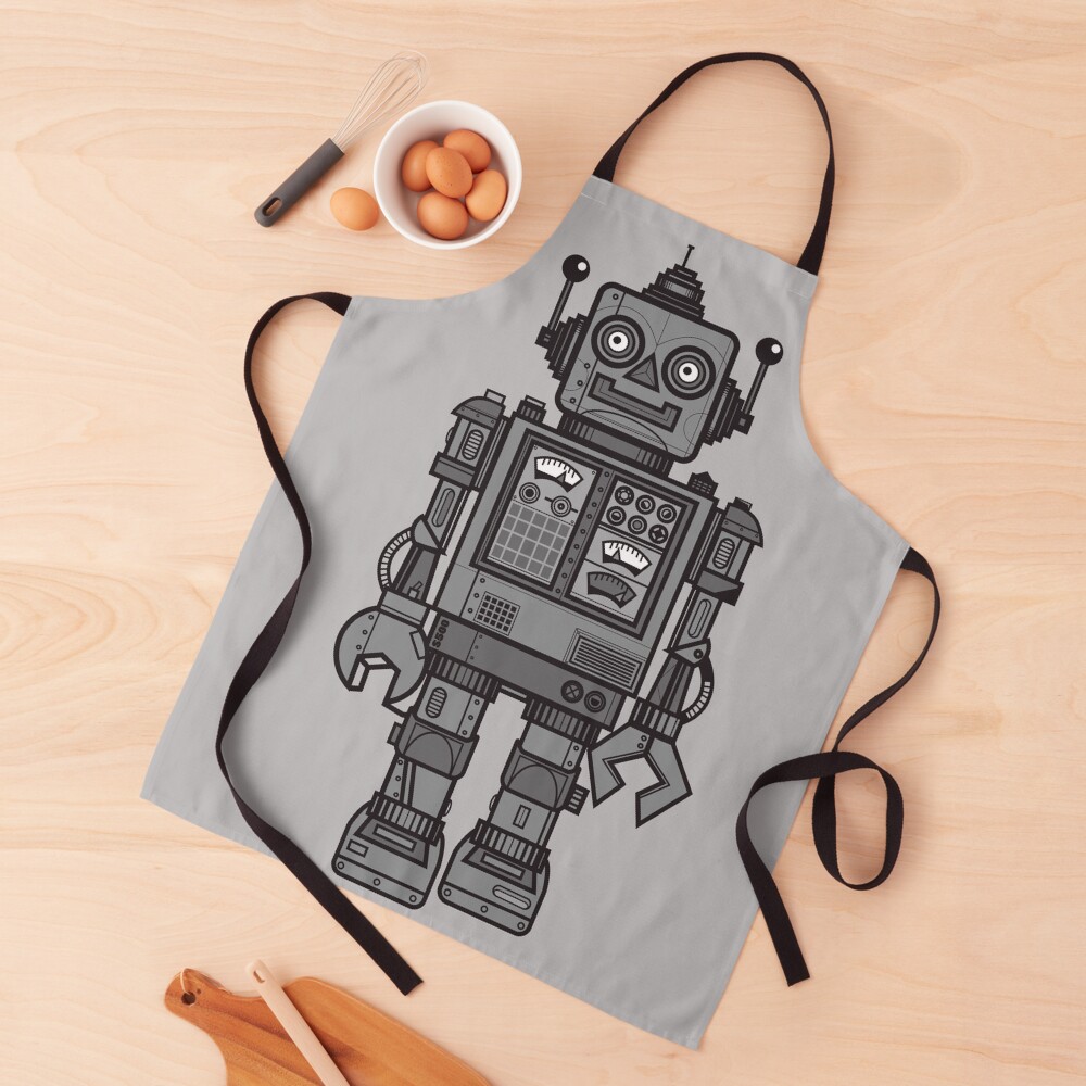 Vintage Robot Apron
