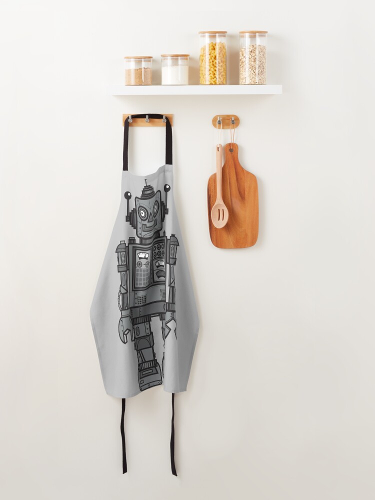 Alternate view of Vintage Robot Apron