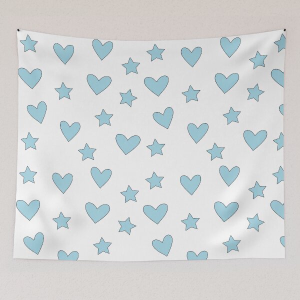Item preview, stars and hearts aesthetic pack blue designed and sold by rachface.