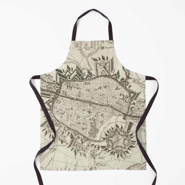 Item preview, Vintage Map of Tournai Belgium (1709) designed and sold by BravuraMedia.