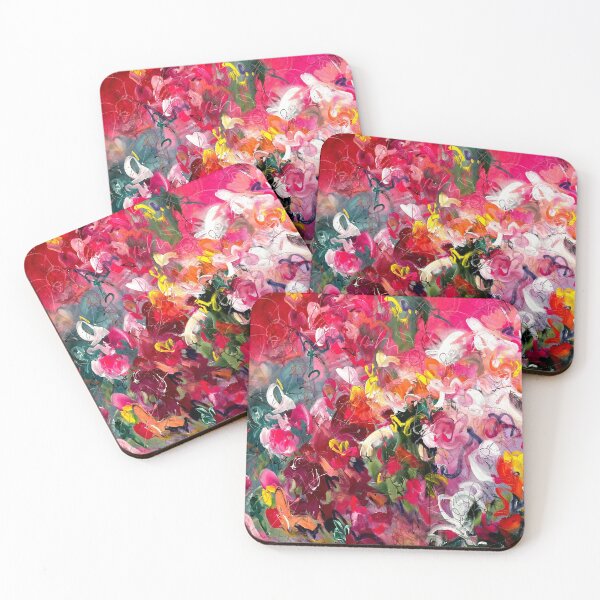 Item preview,  almost vibrant colors from dark purple to sugar-sweet light pink best express the theme of love. Enthusiasm designed and sold by Ute Bivona.