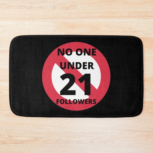 Item preview, No one under 21 followers sign designed and sold by My-Queens-Store.