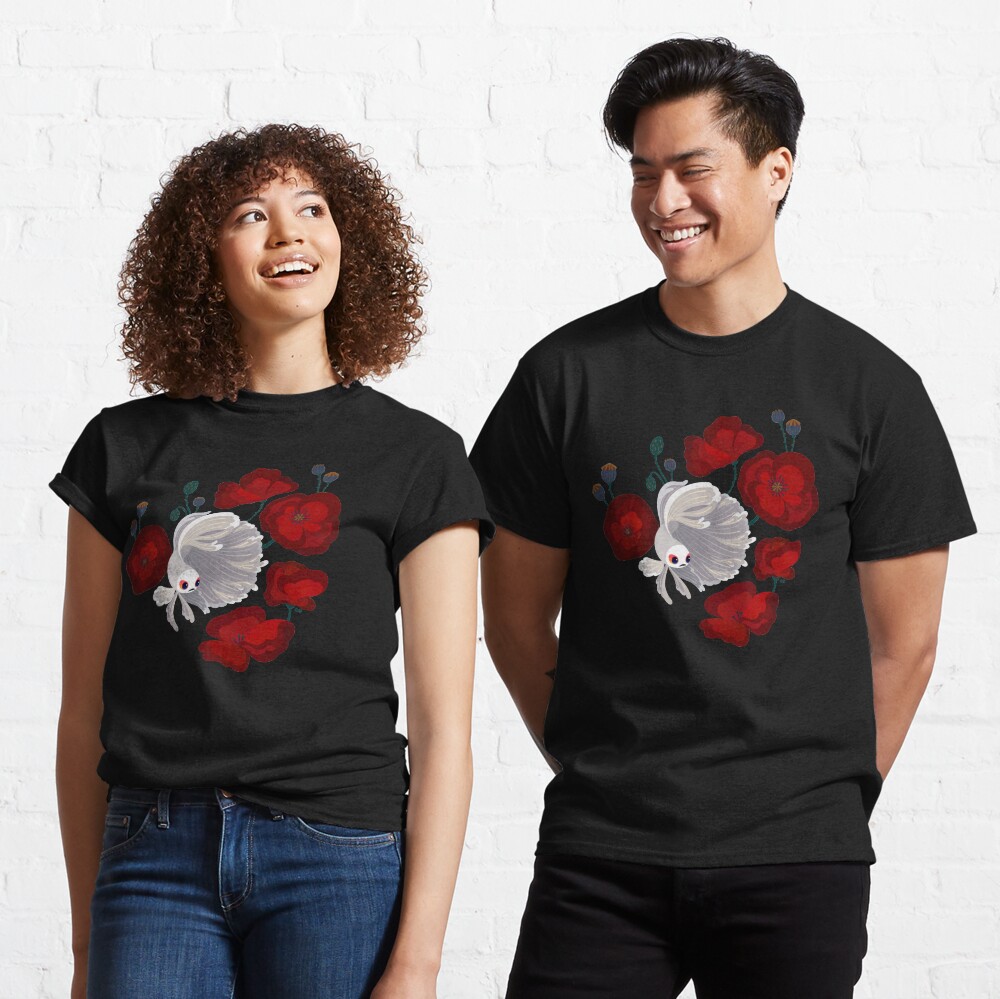 Bettas and Poppies Classic T-Shirt