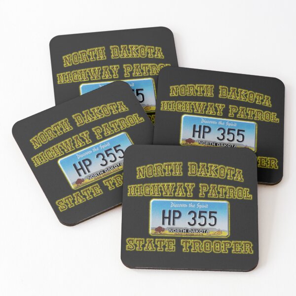Item preview, North Dakota Highway Patrol License Plate designed and sold by Lawrence Baird.