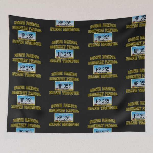 Item preview, North Dakota Highway Patrol License Plate designed and sold by Lawrence Baird.