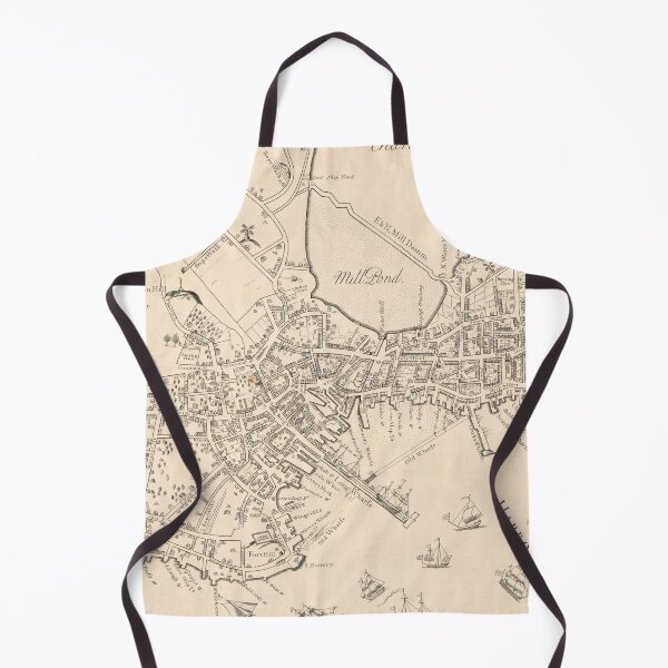Item preview, Vintage Map of The Town of Boston MA (1835) designed and sold by BravuraMedia.