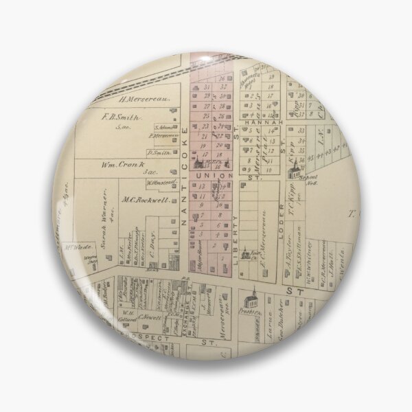 Artikelvorschau, Vintage Karte von Union NY (1876) entworfen und verkauft von BravuraMedia.