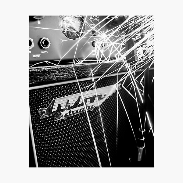 Flint and steel amplifier photography Photographic Print