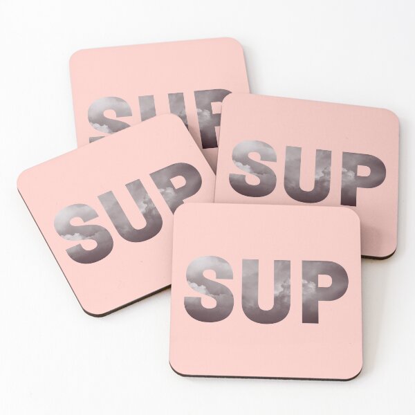 Item preview, Sup Pink Clouds Word designed and sold by myabstractmind.