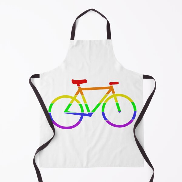 Item preview, Rainbow Pride Bike (White Background) - LGBTQ+ designed and sold by Anaquin.