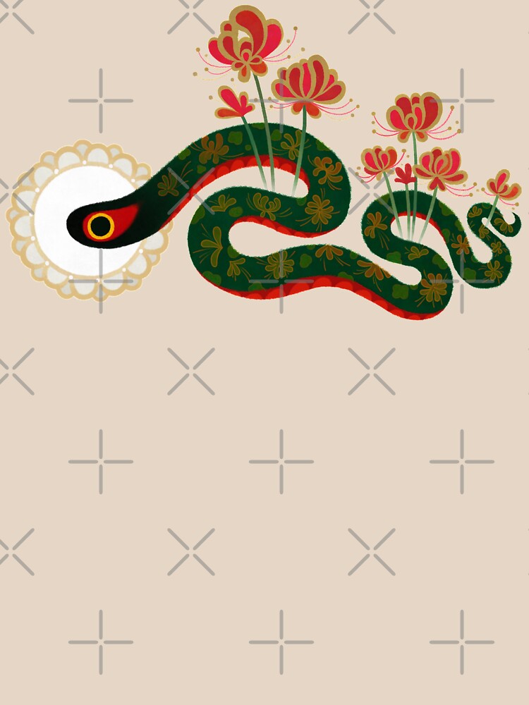 Snake and flower by pikaole