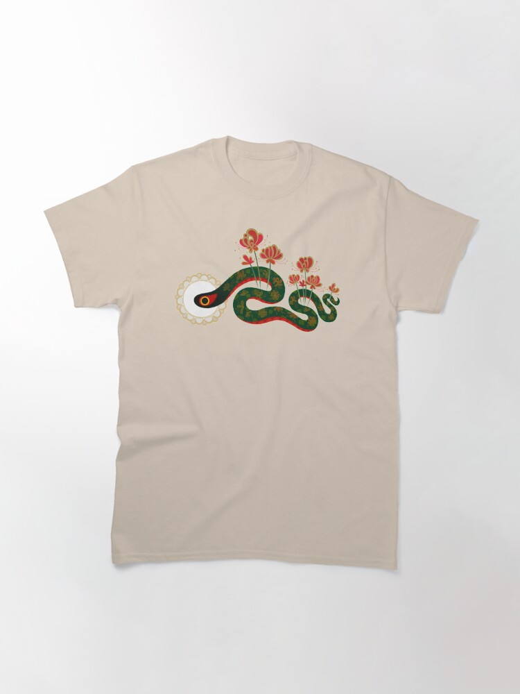Alternate view of Snake and flower Classic T-Shirt