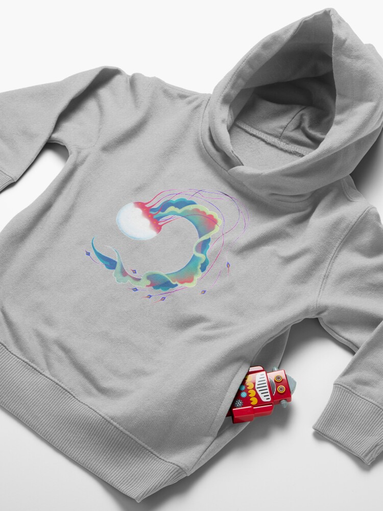 Alternate view of Jelly fish 3 Toddler Pullover Hoodie