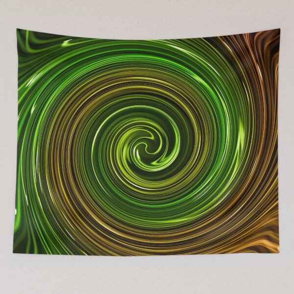 Item preview, Fibre Optic Swirls Light Painting Neon Green designed and sold by T-shirt-Designs.