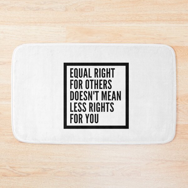 Item preview, Equal rights for other doesn't mean less rights for you.Black lives matter designed and sold by NOARA STUDIO.
