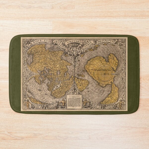 Item preview, 1500's World Map - Vintage Retro Style designed and sold by Wanderlust77.