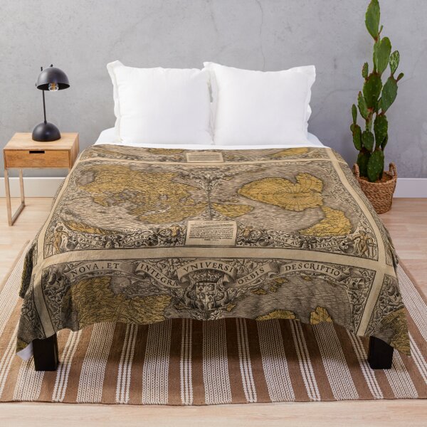 Item preview, 1500's World Map - Vintage Retro Style designed and sold by Wanderlust77.