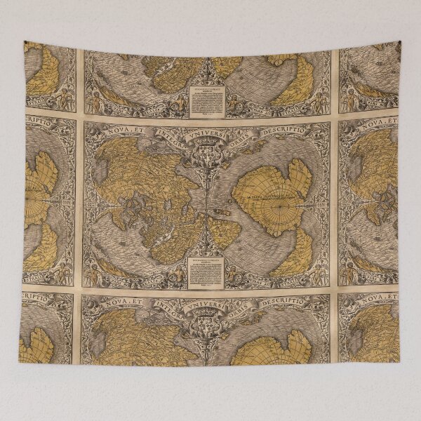 Item preview, 1500's World Map - Vintage Retro Style designed and sold by Wanderlust77.