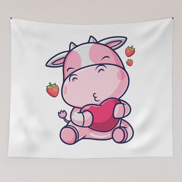 Item preview, strawberry cow designed and sold by GOGdesigns.