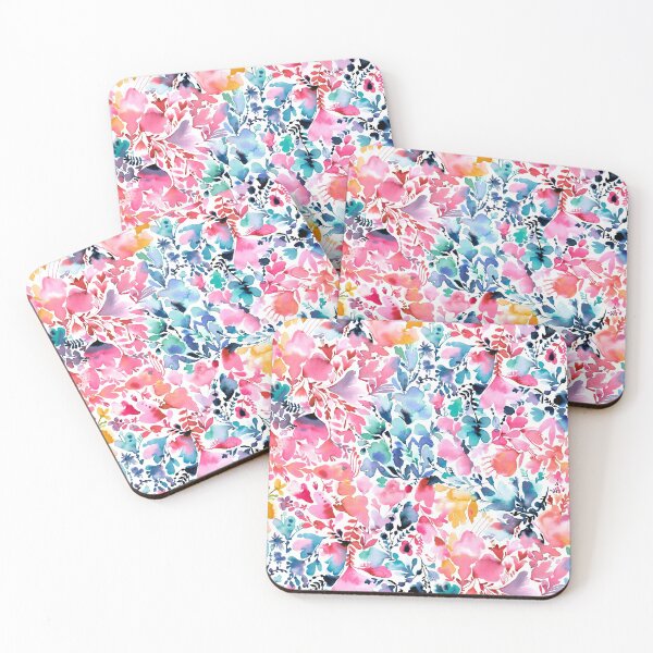 Item preview, Watercolor Magic Flowers - Multicolored Creeper designed and sold by ninoladesign.