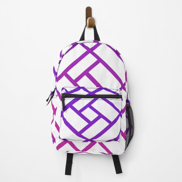 Item preview, Geometric Pattern Magenta Purple Blue line Abstraction designed and sold by Neil Feigeles.