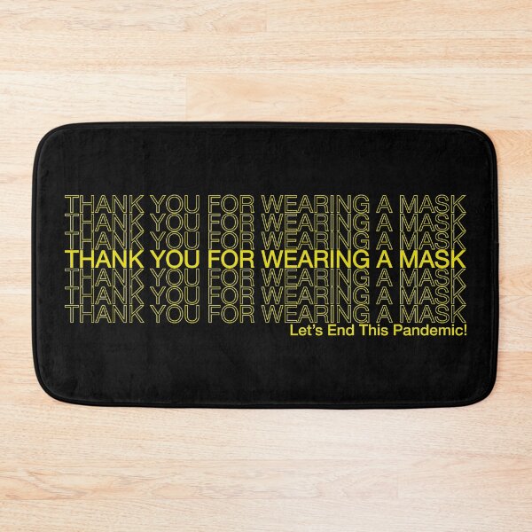 Item preview, Thank You for Wearing a Mask-Yellow designed and sold by laurynmadere.