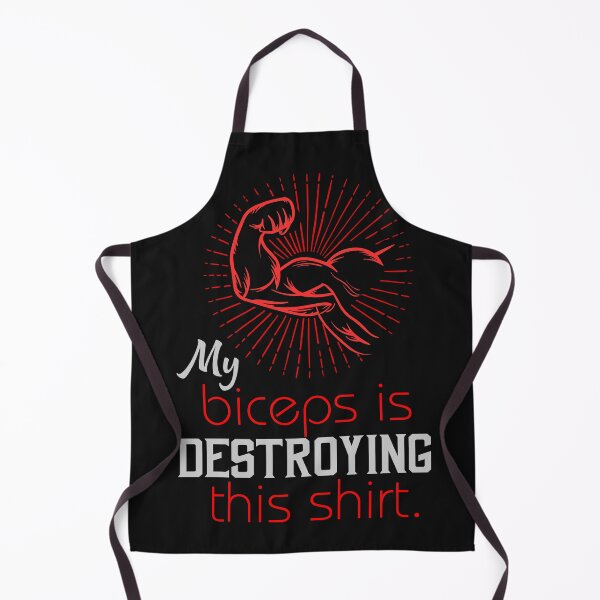 Item preview, Strong biceps funny saying designed and sold by Imutobi.