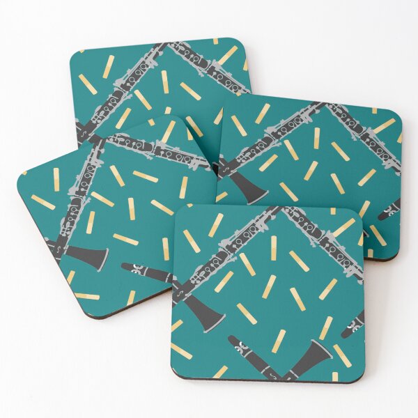 Item preview, Clarinets and Reeds on Teal designed and sold by cleverclarinet.