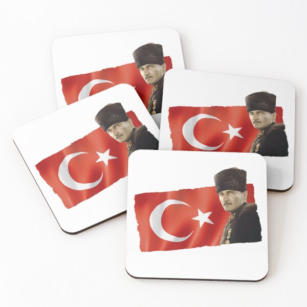 Item preview, Mustafa Kemal Atatürk and Turkish Flag designed and sold by unisexunited.