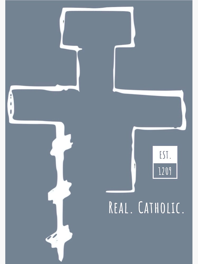 "Franciscan Friars Logo" Sticker for Sale by nvromeo Redbubble