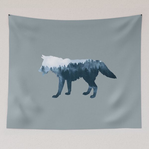 Item preview, A  wolf in a misty forest  designed and sold by yessir1981.