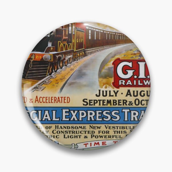 Item preview, Railway Poster Poona Races designed and sold by stickart-marek.