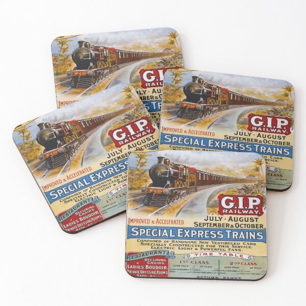 Item preview, Railway Poster Poona Races designed and sold by stickart-marek.