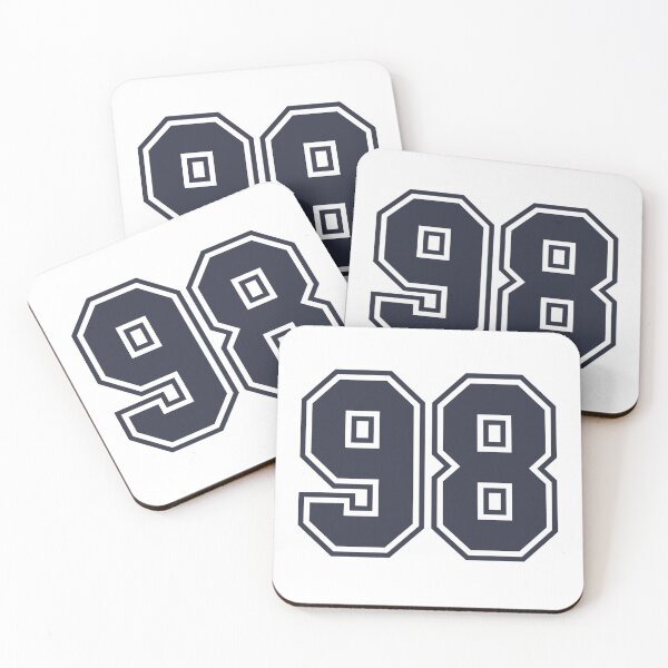 Item preview, 98 Sports Number Ninety-Eight designed and sold by HelloFromAja.