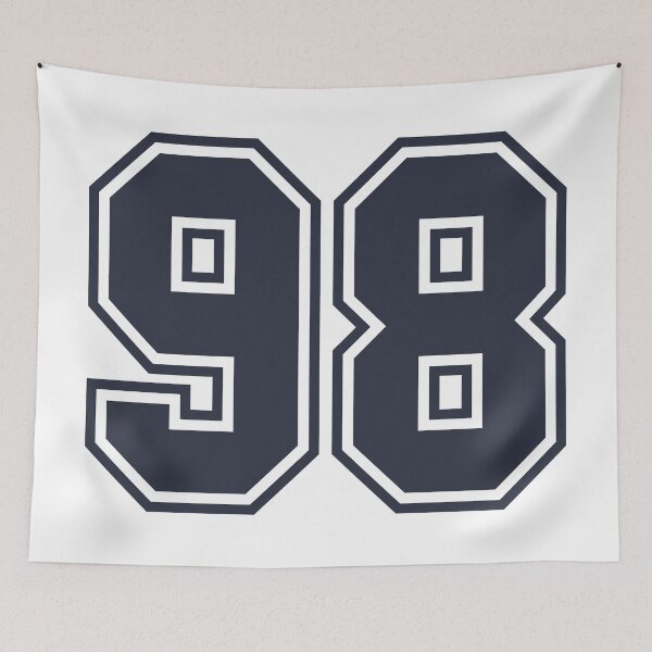 Item preview, 98 Sports Number Ninety-Eight designed and sold by HelloFromAja.