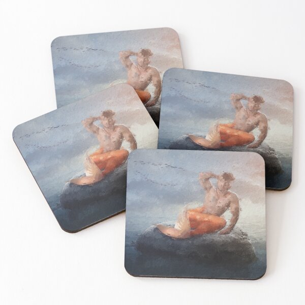 Item preview, Mermaid oil paint designed and sold by RuehlArts.