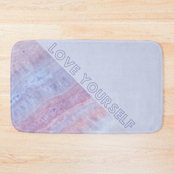 Item preview, Marble texture elegant purple LOVE YOURSELF designed and sold by BlankaDesigns.