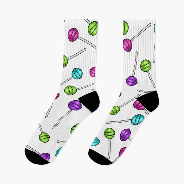 Item preview, Pink Purple Green Blue Neon Candy Lollipop Pattern Background designed and sold by MarzStudio.