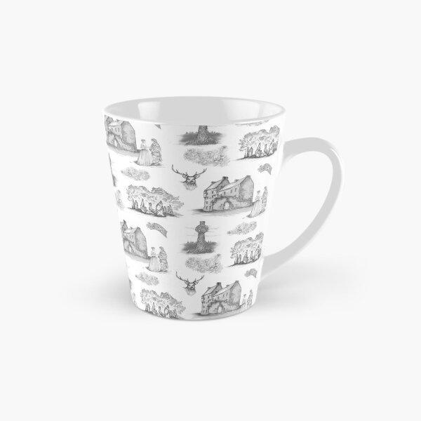 Item preview, Highlander Toile in black, gray and white designed and sold by Sharilea.