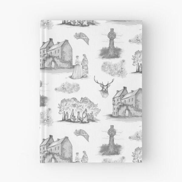 Item preview, Highlander Toile in black, gray and white designed and sold by Sharilea.