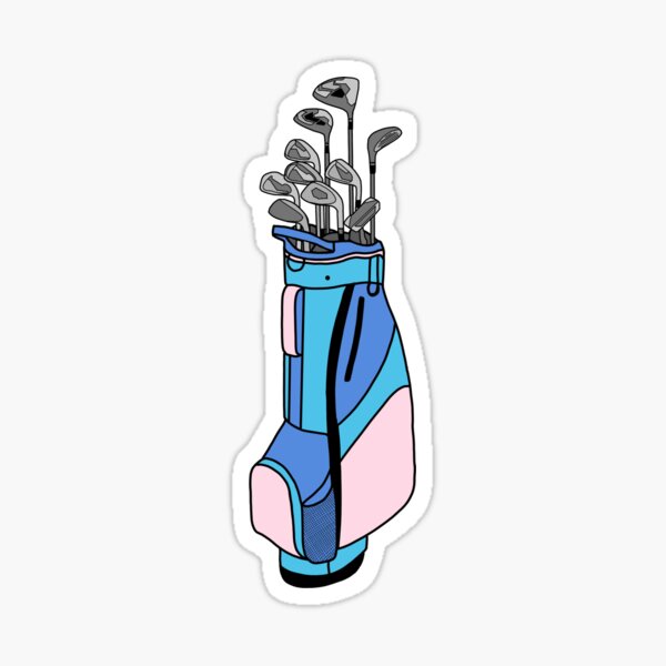  Autocollant de clubs de golf Sticker