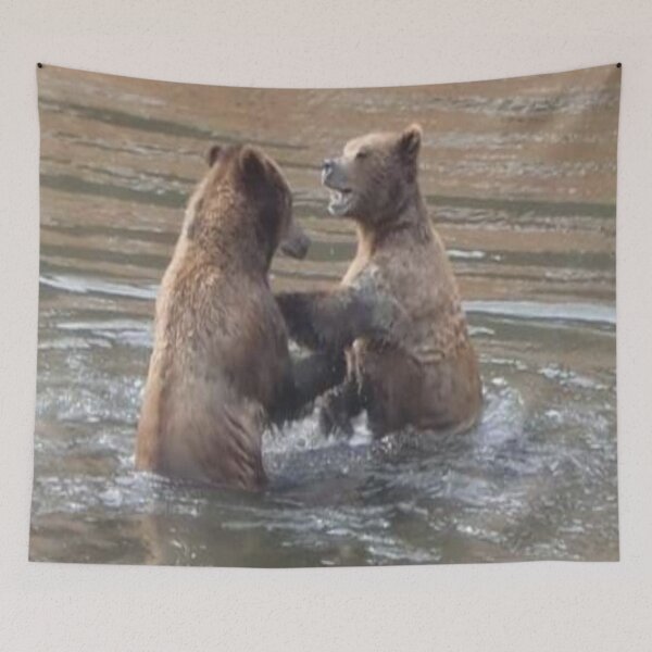 Item preview, Bears in the water designed and sold by BellsPainting.