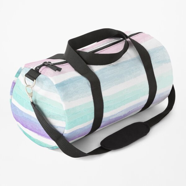 Water Color Lines Duffle Bag