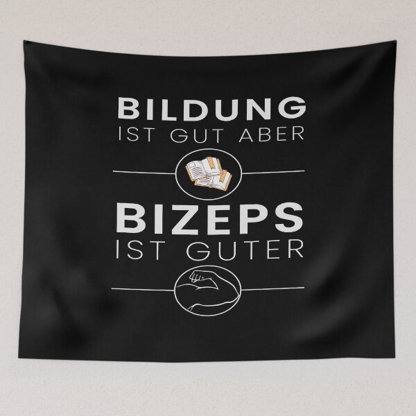 Item preview, Bildung Gut Bizeps Guter Fitness Muscle designed and sold by MooonTees.