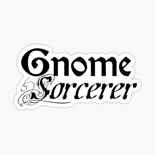 Gnome Sorcerer Sticker