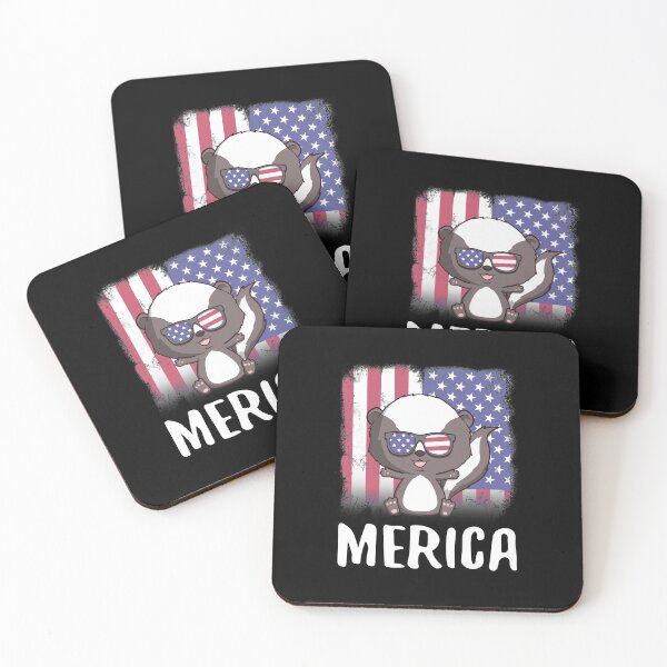 Item preview, Merica Skunk USA American Flag designed and sold by fatamyfan1.