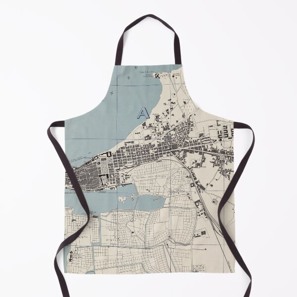 Item preview, Vintage Map of Trapani Italy (1943) designed and sold by BravuraMedia.