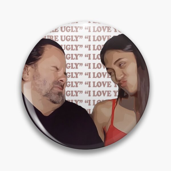 Item preview, "I love you" "you're ugly" designed and sold by 90daybaby.